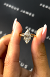 2 Carat Lab-Grown Solitaire Engagement Ring - Marquise Diamond in 18k Yellow Gold Setting