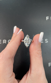 3 Carat Lab-Grown Solitaire Engagement Ring - Marquise Diamond