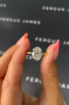 2.5 Carat Lab-Grown Solitaire Engagement Ring - Oval Diamond