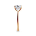 Sally 18k Rose Gold Cushion Trilogy