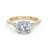 Sally 18k Yellow Gold Cushion Trilogy
