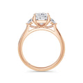 Sally 18k Rose Gold Elongated Cushion Trilogy