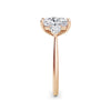 Sally 18k Rose Gold Elongated Cushion Trilogy