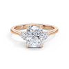 Sally 18k Rose Gold Elongated Cushion Trilogy