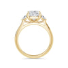 Sally 18k Yellow Gold Elongated Cushion Trilogy