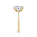 Sally 18k Yellow Gold Elongated Cushion Trilogy