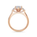 Sally 18k Rose Gold Marquise Trilogy