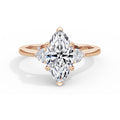 Sally 18k Rose Gold Marquise Trilogy