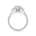Sally 18k White Gold Marquise Trilogy