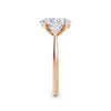 Sally 18k Rose Gold Oval Trilogy