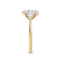 Sally 18k Yellow Gold Oval Trilogy