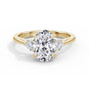 Sally 18k Yellow Gold Oval Trilogy