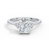 Sally 18k White Gold Radiant Trilogy
