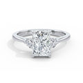 Sally 18k White Gold Radiant Trilogy