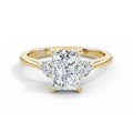 Sally 18k Yellow Gold Radiant Trilogy
