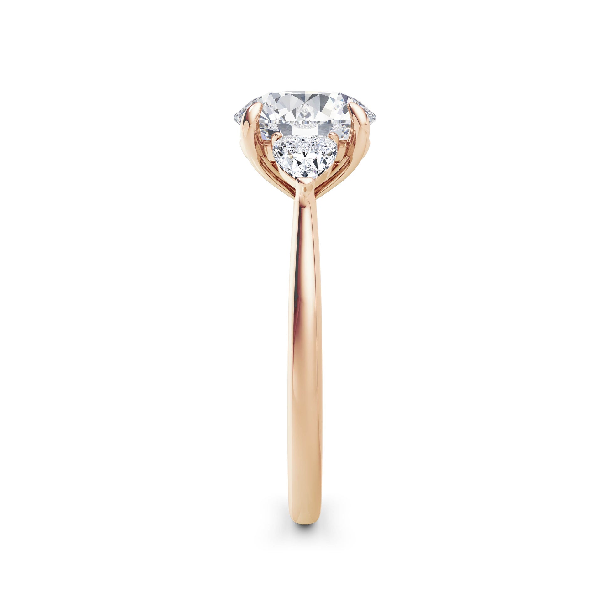 Sally 18k Rose Gold Round Trilogy
