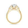 Sally 18k Yellow Gold Round Trilogy