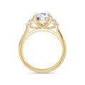 Sally 18k Yellow Gold Round Trilogy