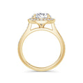 Sally 18k Yellow Gold Round Halo