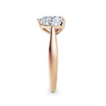 Sarah 18k Rose Gold Heart Solitaire