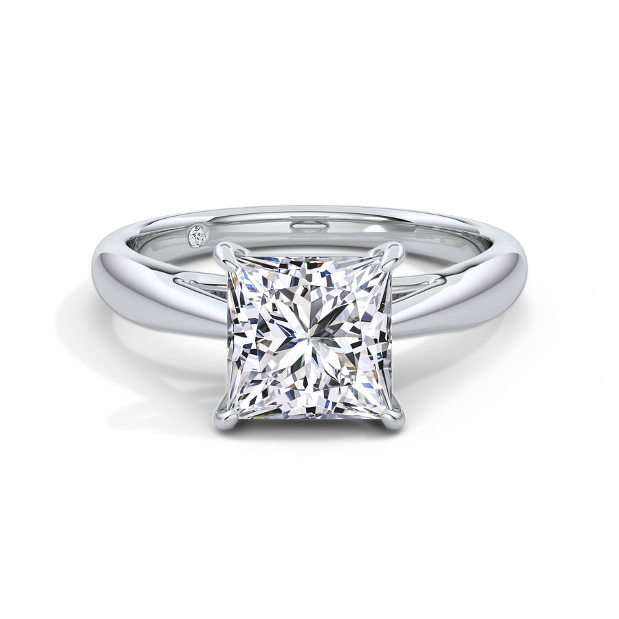 Sarah Platinum Princess Solitaire