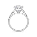 Sarah 18k White Gold Princess Solitaire