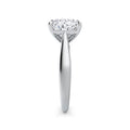Sarah 18k White Gold Princess Solitaire