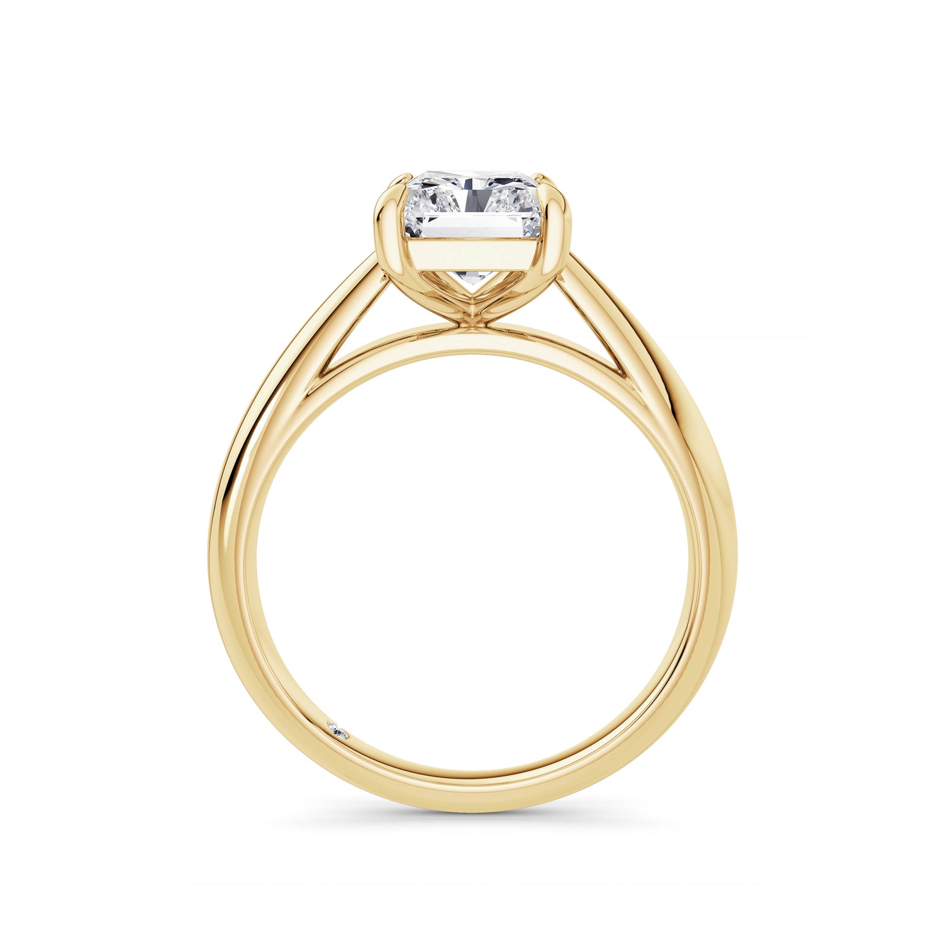 Sarah 18k Yellow Gold Radiant Solitaire