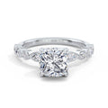 Sonia 18k White Gold Cushion Diamond Band