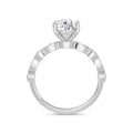 Sonia Platinum Pear Diamond Band
