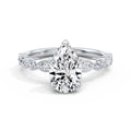 Sonia Platinum Pear Diamond Band