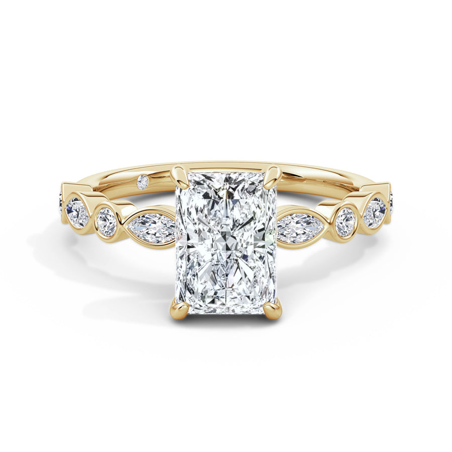 Sonia 18k Yellow Gold Radiant Diamond Band