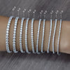 7ct Lab-Grown Diamond Tennis Bracelet White Gold