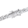 9CT LAB-GROWN DIAMOND TENNIS BRACELET WHITE GOLD