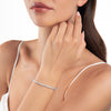10CT LAB-GROWN DIAMOND TENNIS BRACELET WHITE GOLD