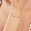 7CT LAB-GROWN DIAMOND TENNIS BRACELET WHITE GOLD