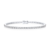 7CT LAB-GROWN DIAMOND TENNIS BRACELET WHITE GOLD