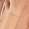 5CT LAB-GROWN DIAMOND TENNIS BRACELET WHITE GOLD