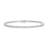 4CT LAB-GROWN DIAMOND TENNIS BRACELET WHITE GOLD
