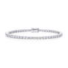 8CT LAB-GROWN DIAMOND TENNIS BRACELET WHITE GOLD