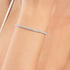 6CT LAB-GROWN DIAMOND TENNIS BRACELET WHITE GOLD