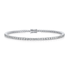 3CT LAB-GROWN DIAMOND TENNIS BRACELET WHITE GOLD