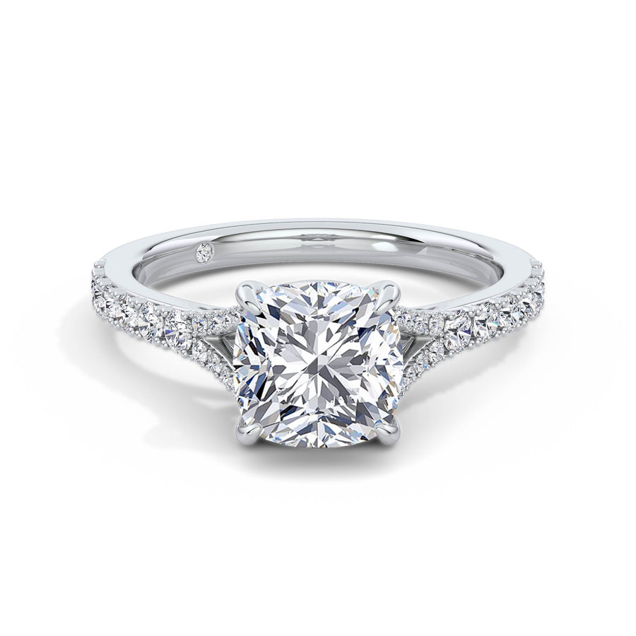 Teresa Platinum Cushion Diamond Band