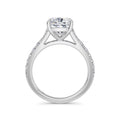 Teresa 18k White Gold Cushion Diamond Band