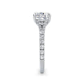 Teresa 18k White Gold Cushion Diamond Band
