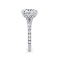 Teresa Platinum Elongated Cushion Diamond Band