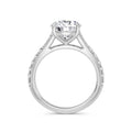 Teresa 18k White Gold Round Diamond Band