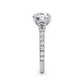 Teresa 18k White Gold Round Diamond Band
