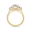 Veronica 18k Yellow Gold Cushion Trilogy