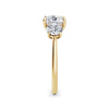 Veronica 18k Yellow Gold Cushion Trilogy